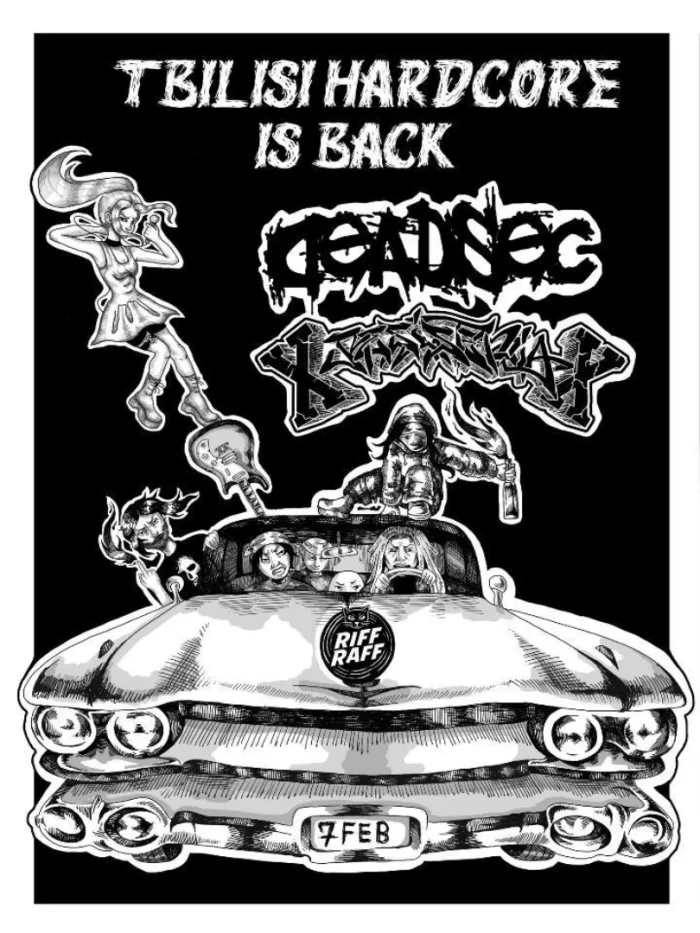 Tbilisi hardcore is back RIFF RAFF 2 Rodzevichi Street, Kutaisi, Georgia