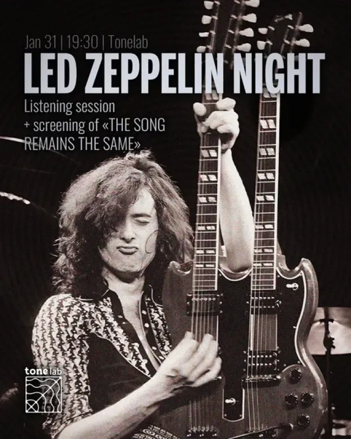 Led Zeppelin night ToneLab Studio 19a Koryun St, Yerevan