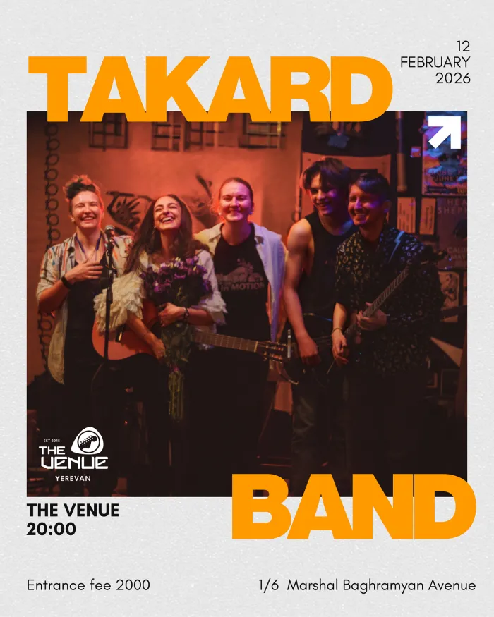 Live Concert with Takard Band The Venue Yerevan