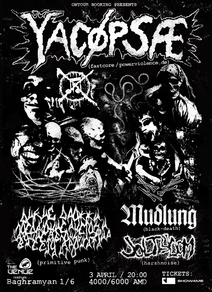 YACØPSÆ from Germany first show of the CAUCASUS tour 🔥 The Venue undefined