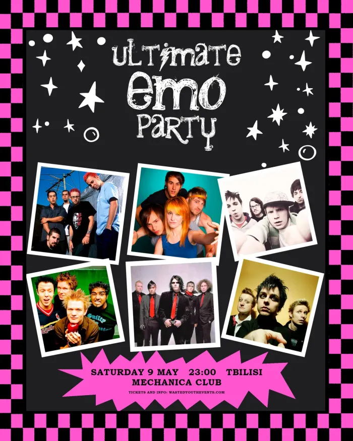 Ultimate Emo Party Mechanica sound club Tbilisi, Georgia