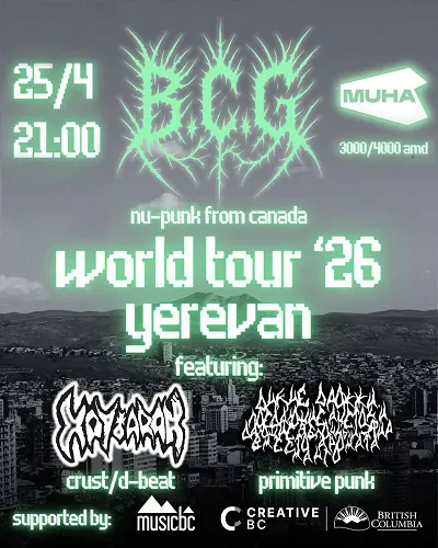 BIG CITY GERMS  world tour