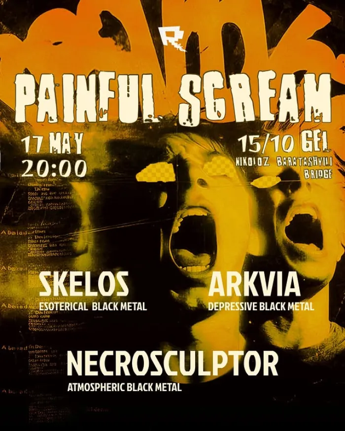 PAINFUL SCREAM Revolution Tbilisi, Georgia