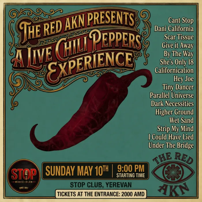 Chili Peppers tribute experience Stop Club 37 Moskovyan Street