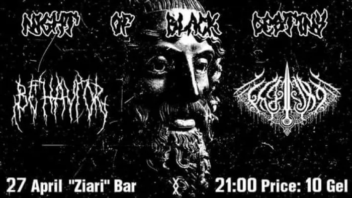 Night of the black destiny Ziari Bar•ზიარი ბარი 57 Tamar The Queen St, Kutaisi