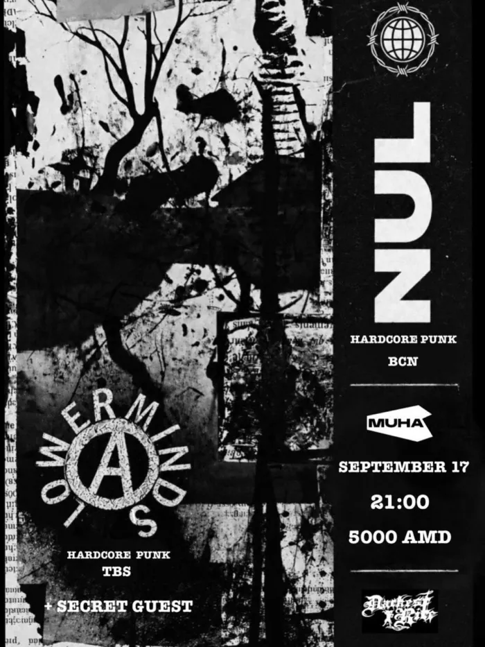 NUL (HARDCORE PUNK BARCELONA) | MUHA 3 Marshal Baghramyan Ave, Yerevan