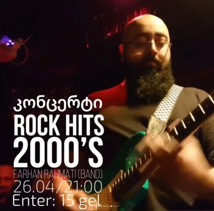 ROCK HITS 2000s Tribute concert Philosof Club 6 Giorgi Akhvlediani St, Tbilisi 0108, Georgia