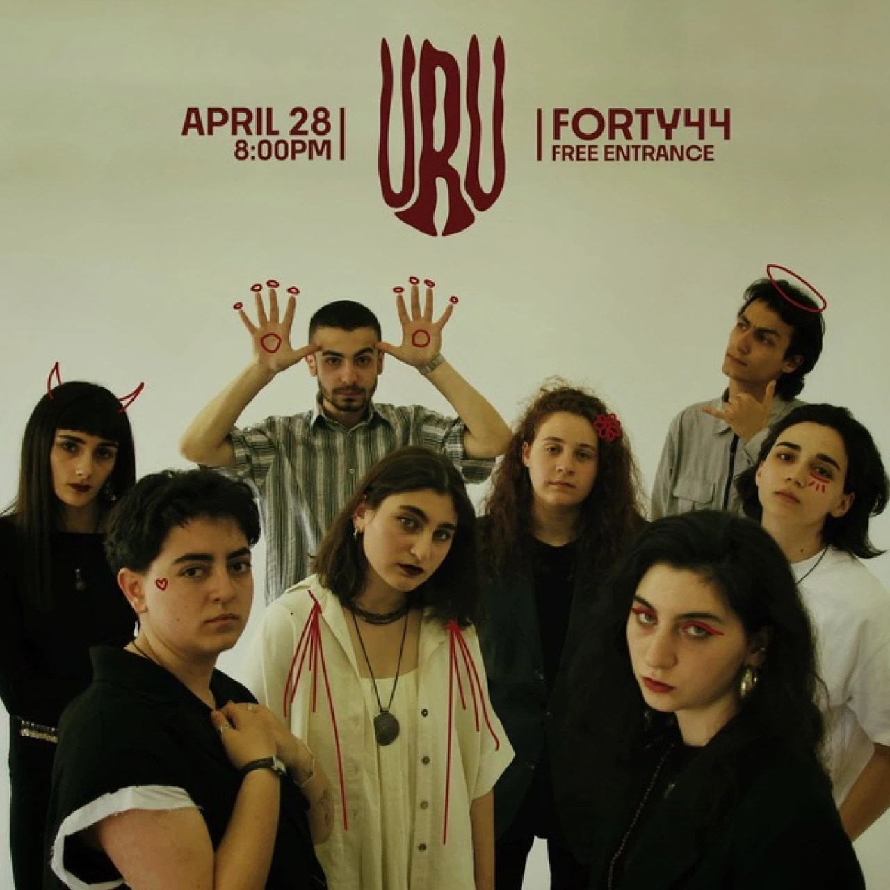 Uru band Forty44 16 Ghazar Parpetsi St, 16 Ghazar Parpetsi St, Yerevan