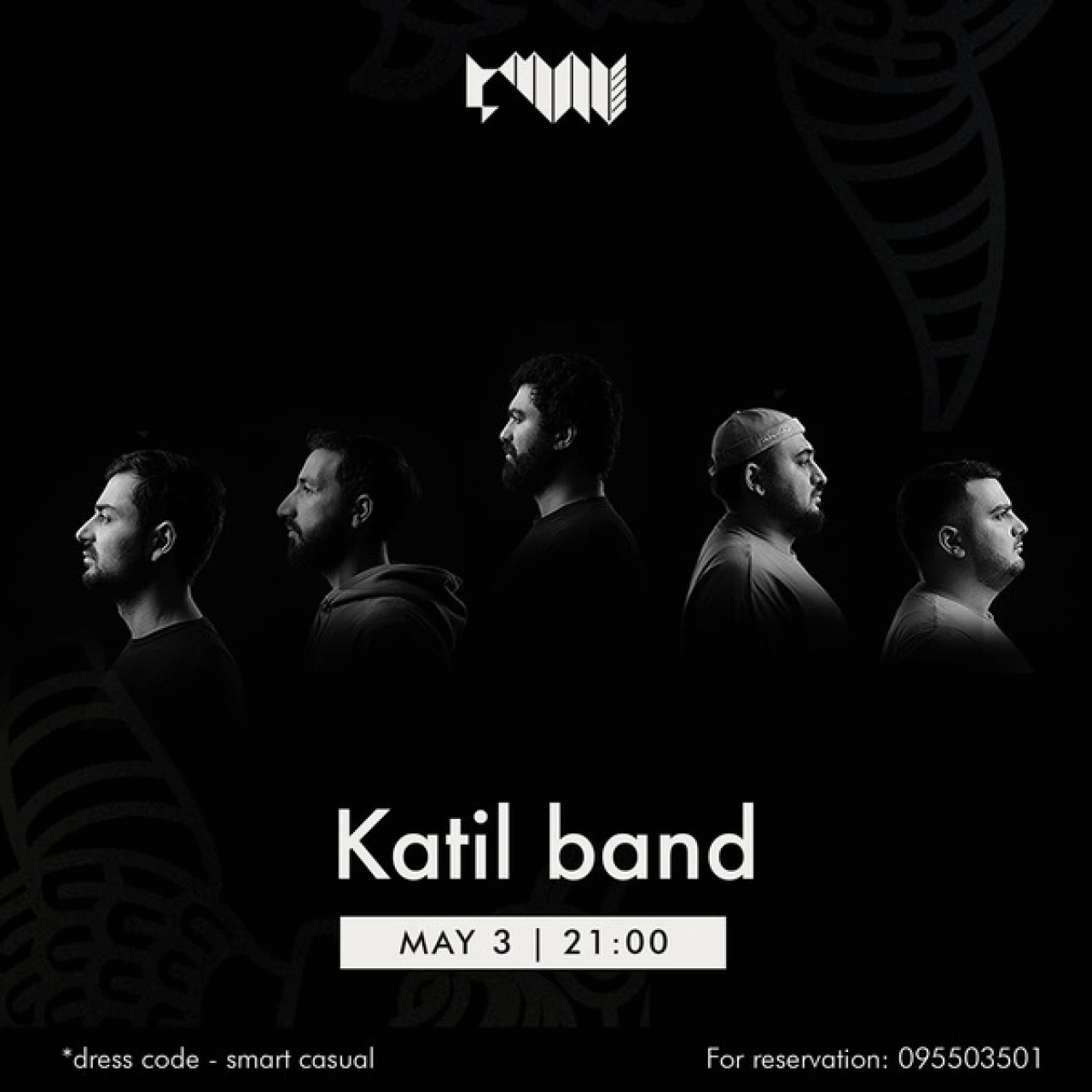 Katil band Epos Club 10 Abovyan St, Yerevan