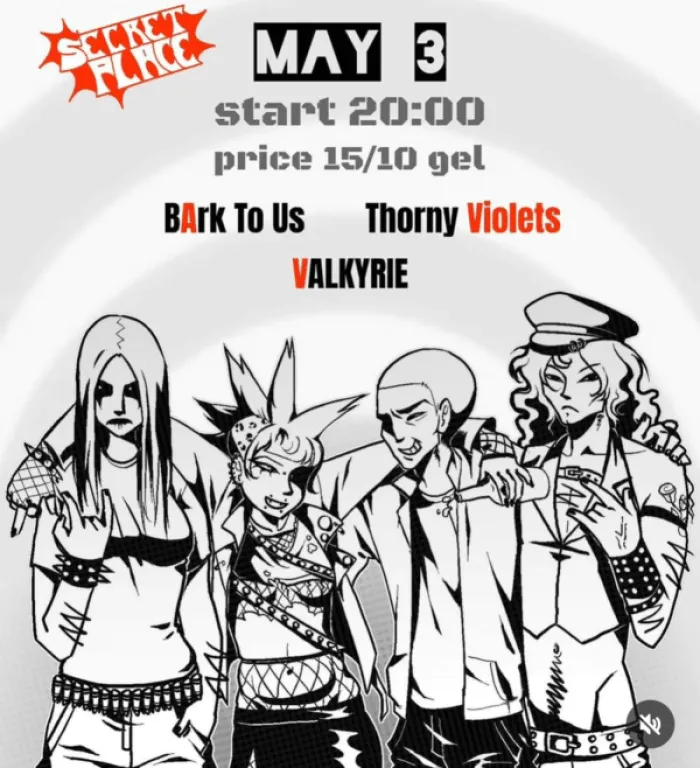Thorny Violets & Bark to us &Valkyrie Secret Place 28 Anton Purtseladze St, Tbilisi