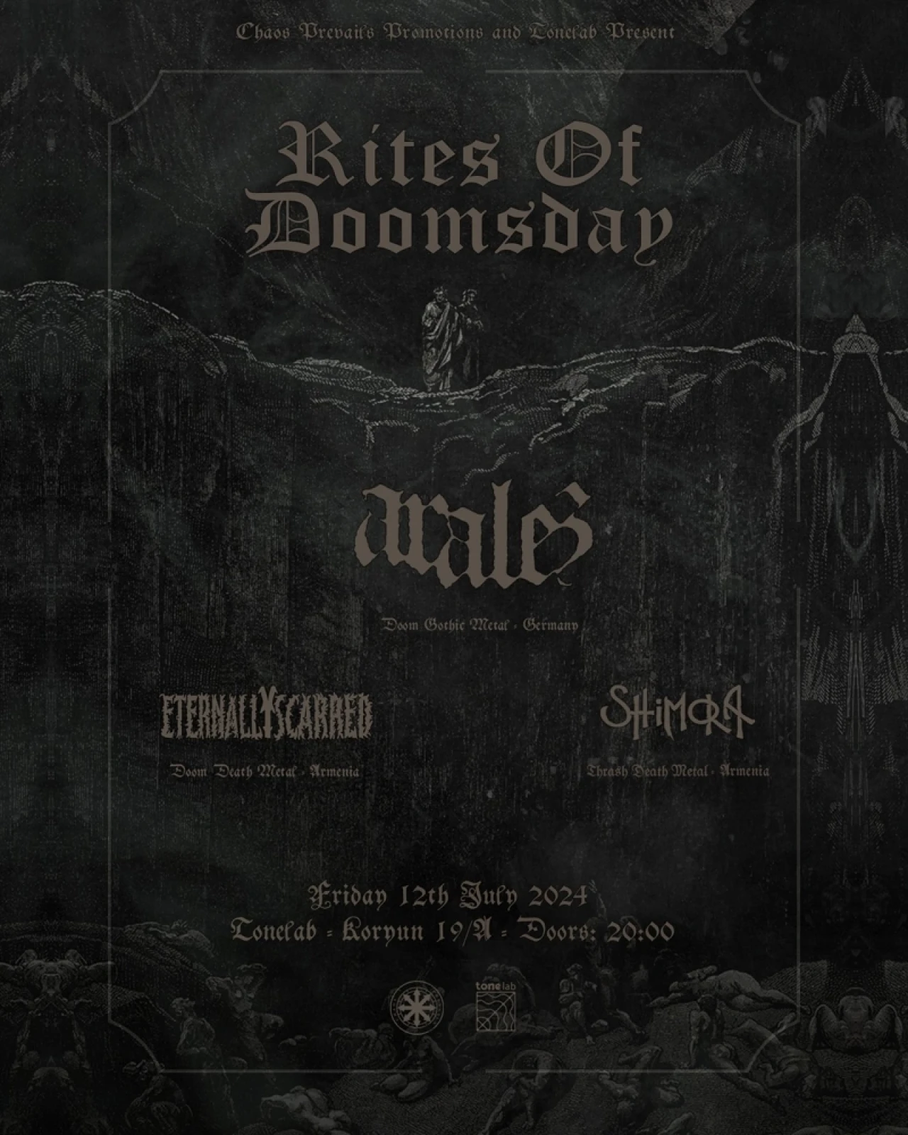 Aralez / Eternally Scarred / Shimora ToneLab Studio 19a Koryun St, Yerevan