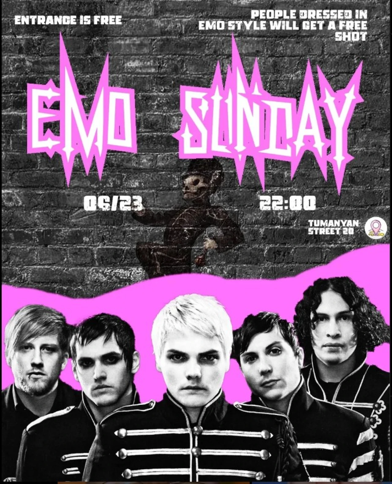 Emo sunday Location pub 23, 20 Nalbandyan St, Yerevan