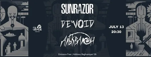 De'Void x Sunrazor x Alkvalon live at the Venue!