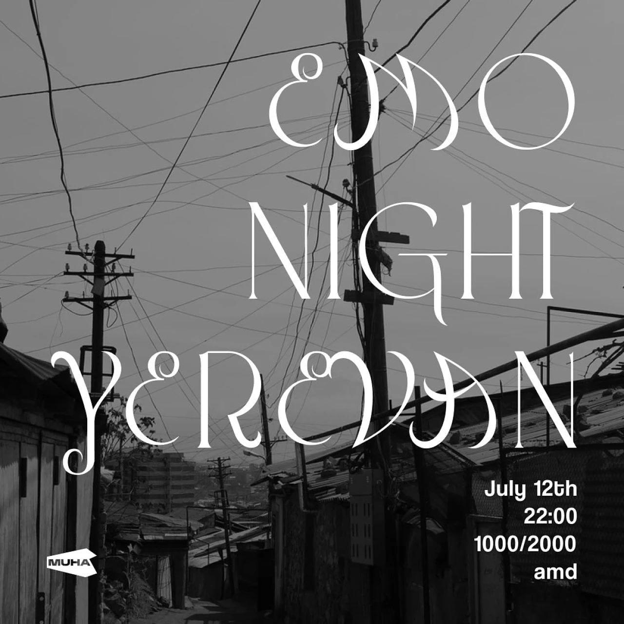 Emo Night  Yerevan MUHA 3 Marshal Baghramyan Ave, Yerevan