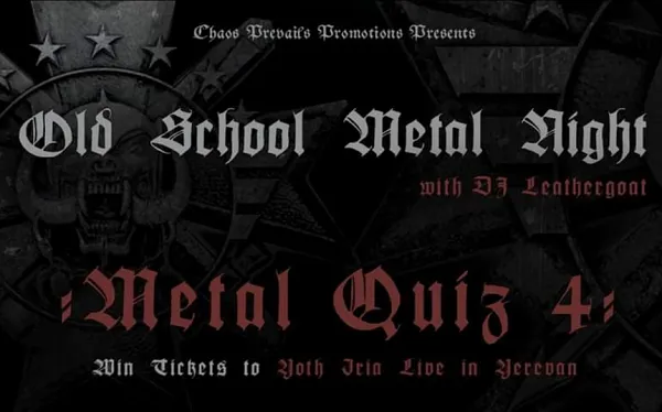 Old School Metal Night | Metal Quiz 4