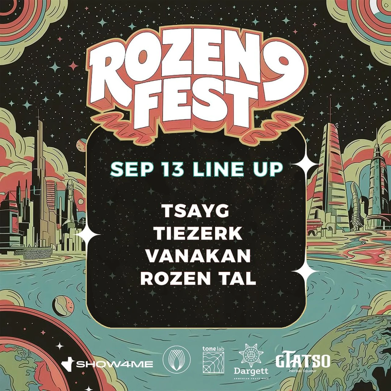 Rozen 9 Fest (day 1: folk-rock) ToneLab Studio 19a Koryun St, Yerevan
