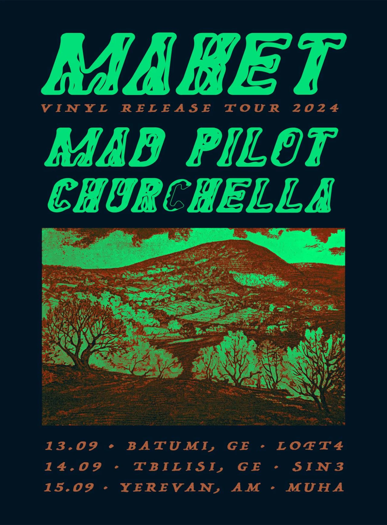 MAKET, Mad Pilot, Churchella MUHA 3 Marshal Baghramyan Ave, Yerevan