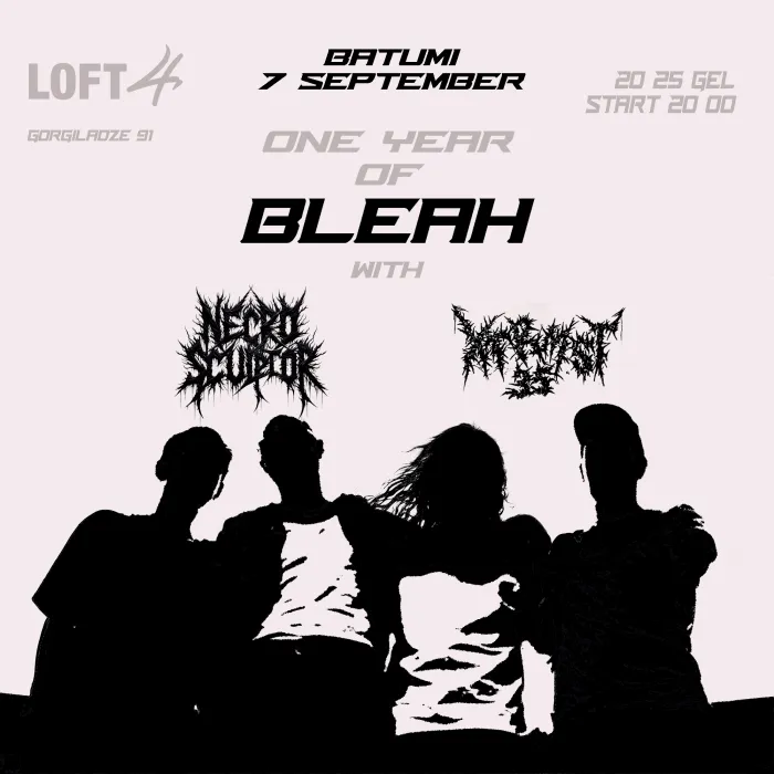 1 YEAR OF BLEAH in BATUMI LOFT4 91 Zurab Gorgiladze St, Batumi