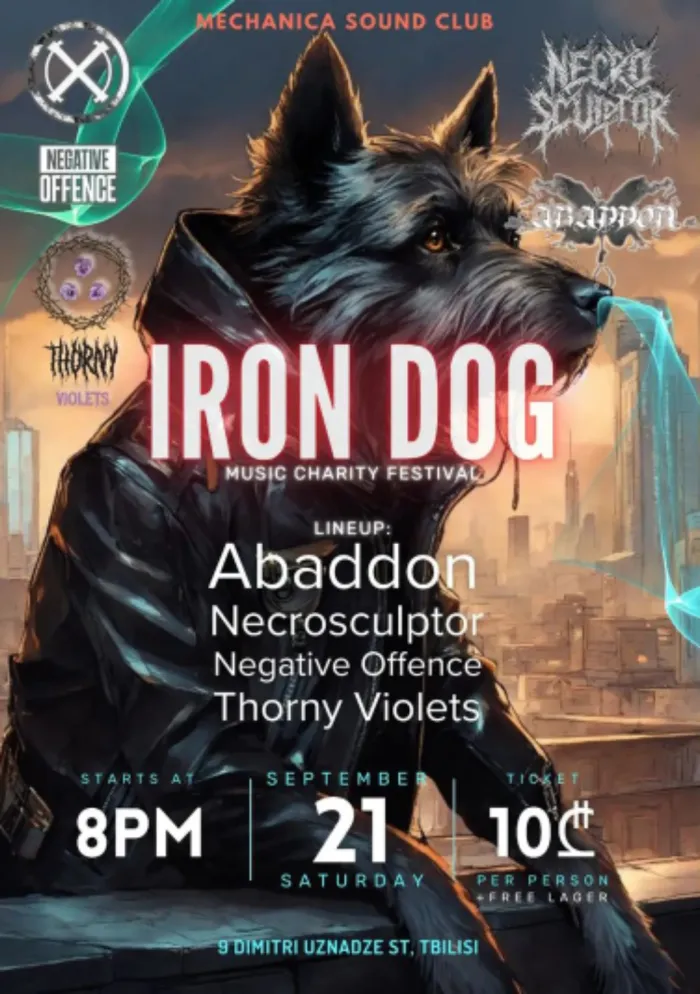 Iron dog fest Mechanica sound club 9 Dimitri Uznadze St, Tbilisi