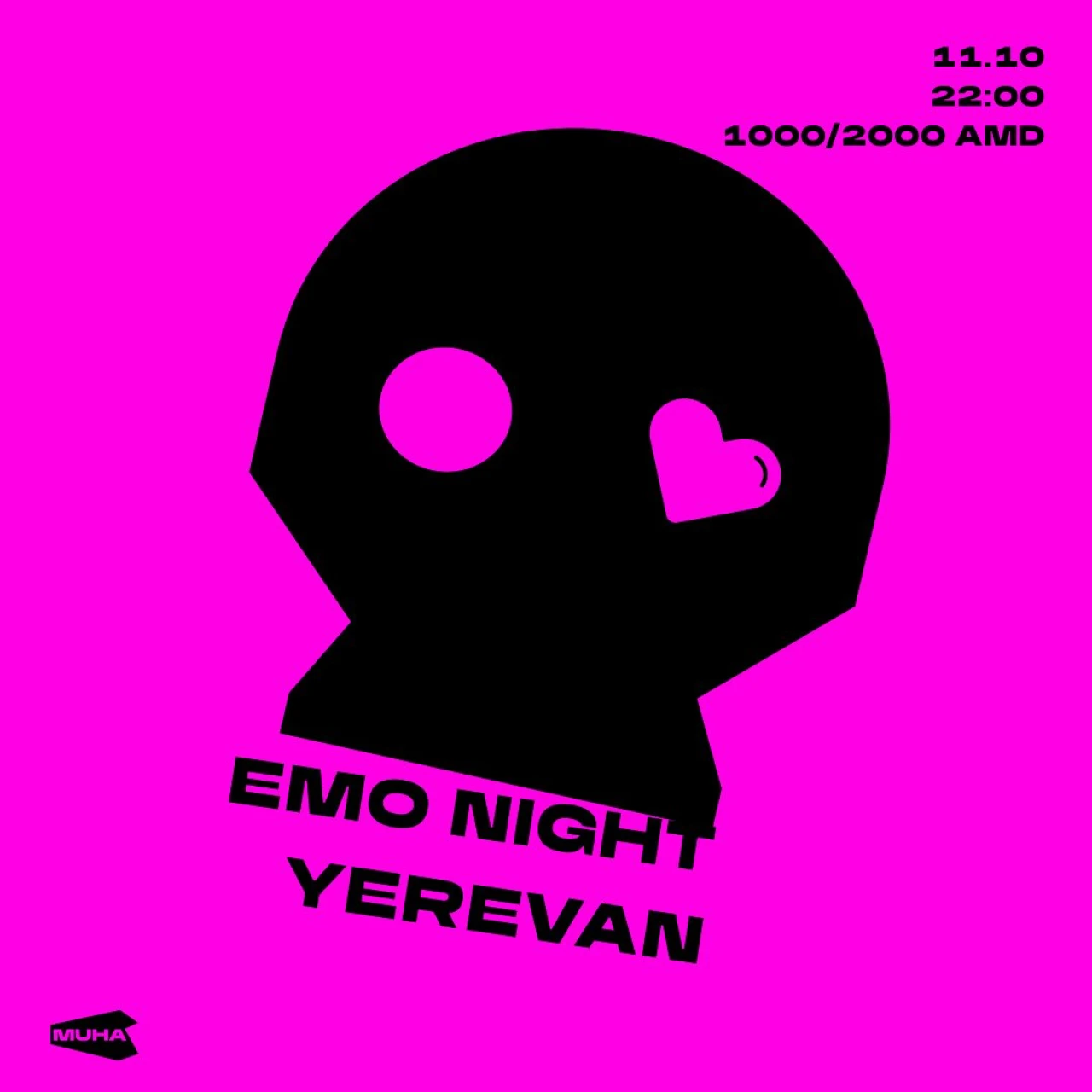 Emo night MUHA 3 Marshal Baghramyan Ave, Yerevan