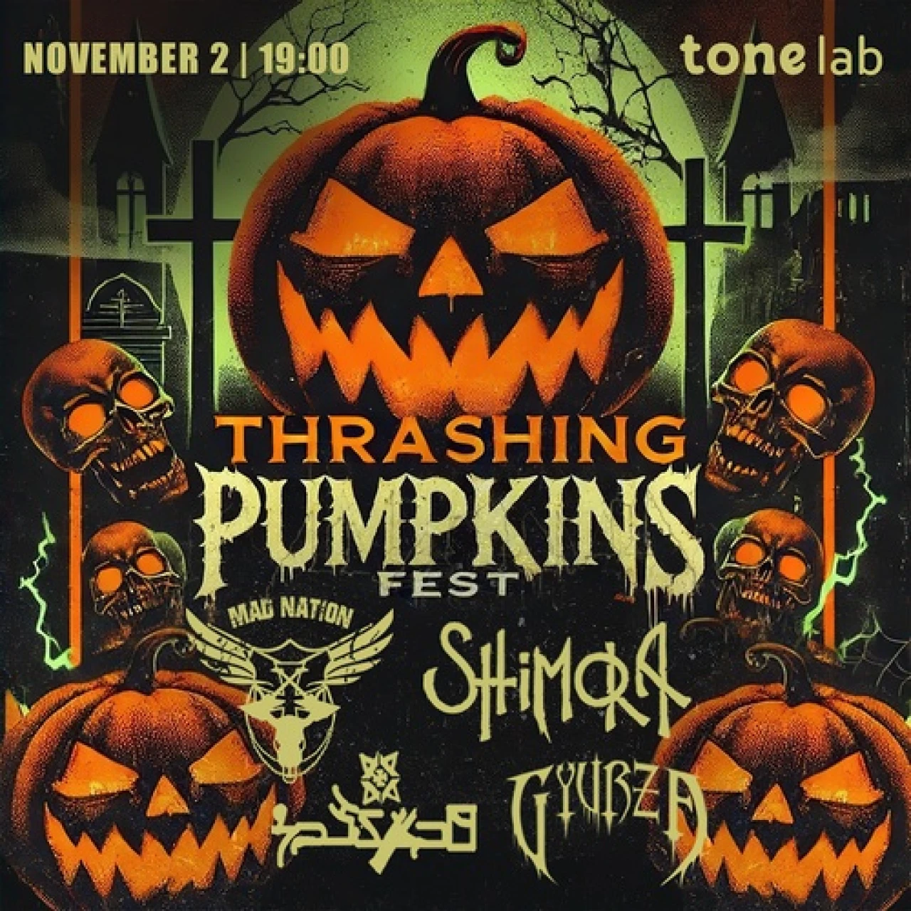 Thrashing Pumpkings Fest ToneLab Studio 19a Koryun St, Yerevan