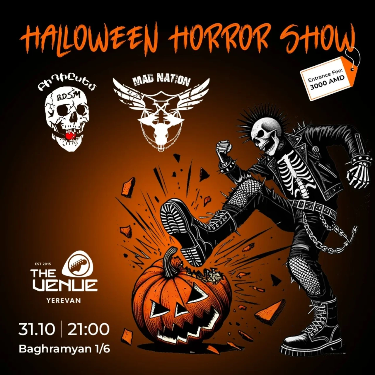 Halloween Horror Show The Venue Yerevan