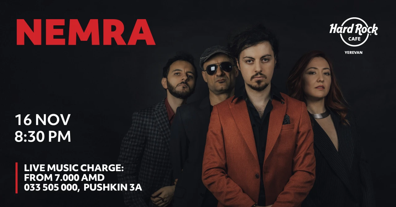 Nemra Hard Rock Cafe 3a Pushkin St, Yerevan