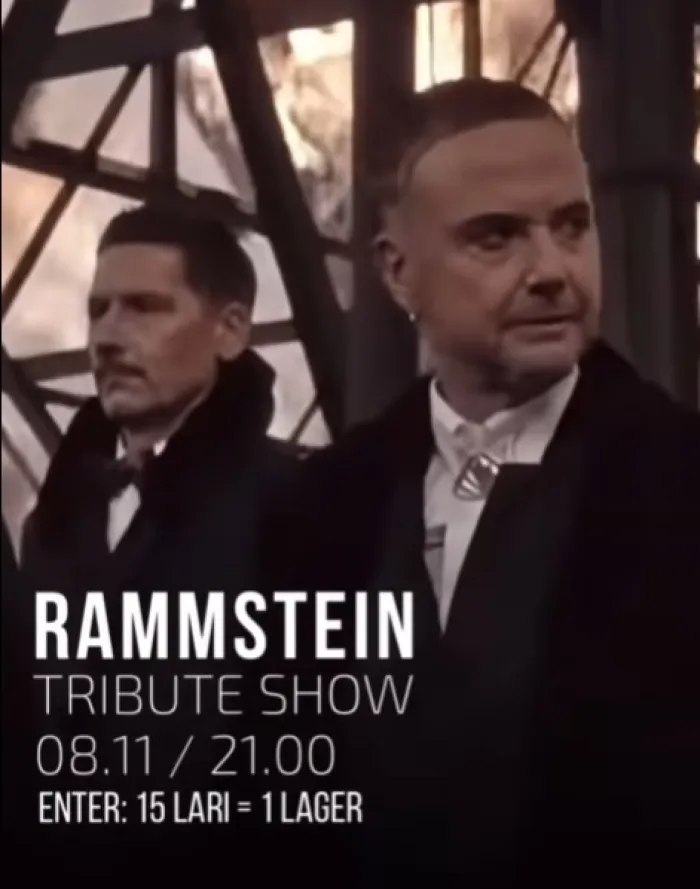 RAMMSTEIN tribute show Philosof Club 6 Giorgi Akhvlediani St, Tbilisi