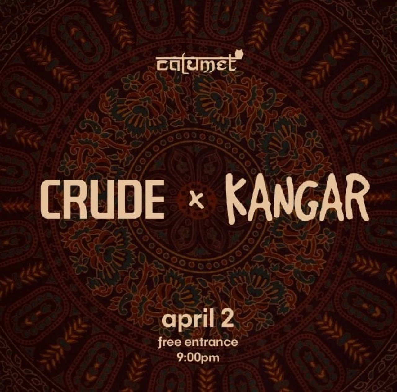 Crude & Kangar bands Calumet Ethnic Lounge Bar 56a Pushkin St, Yerevan
