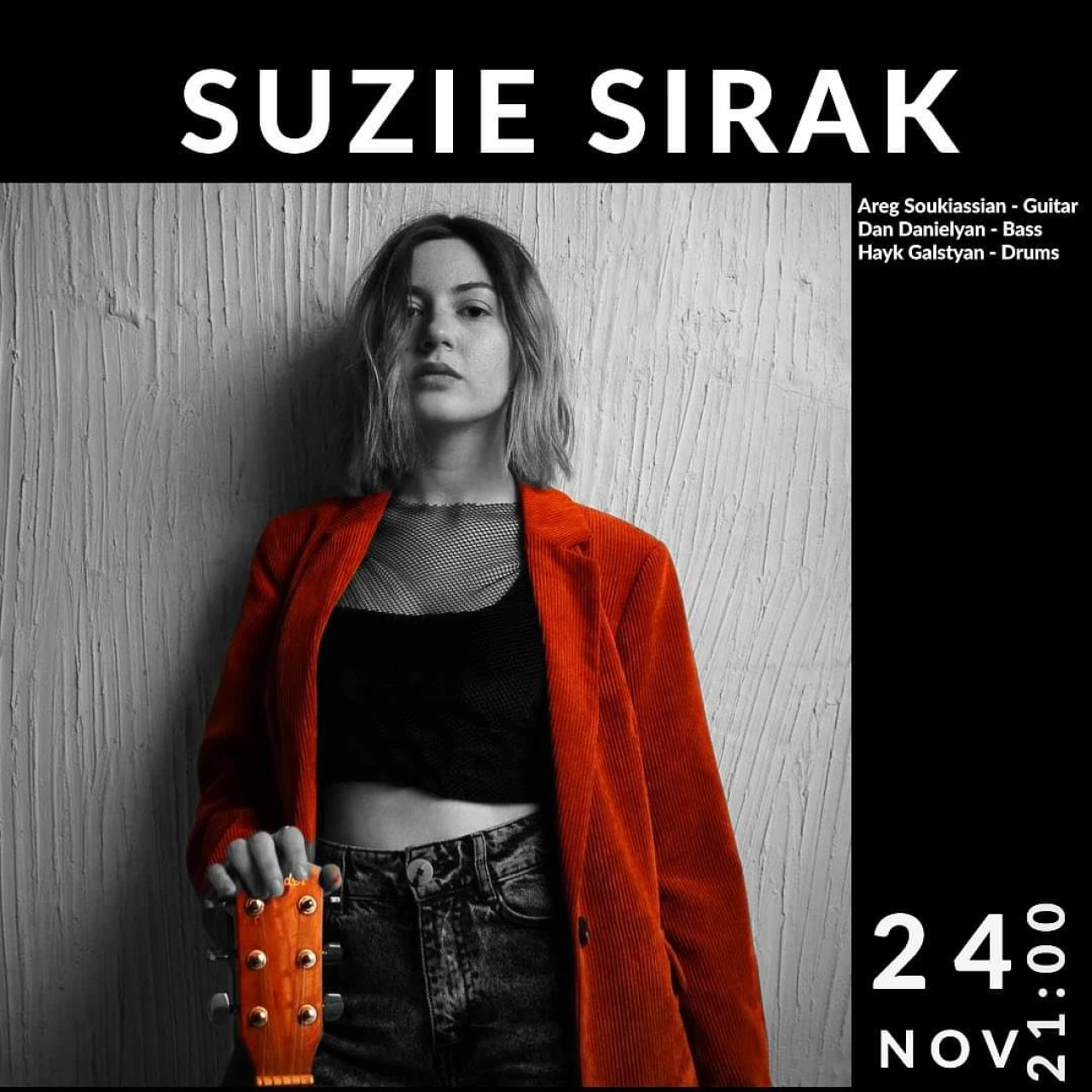 SUZIE SIRAK November Vibes Stop Club 37 Moskovyan Street, Yerevan