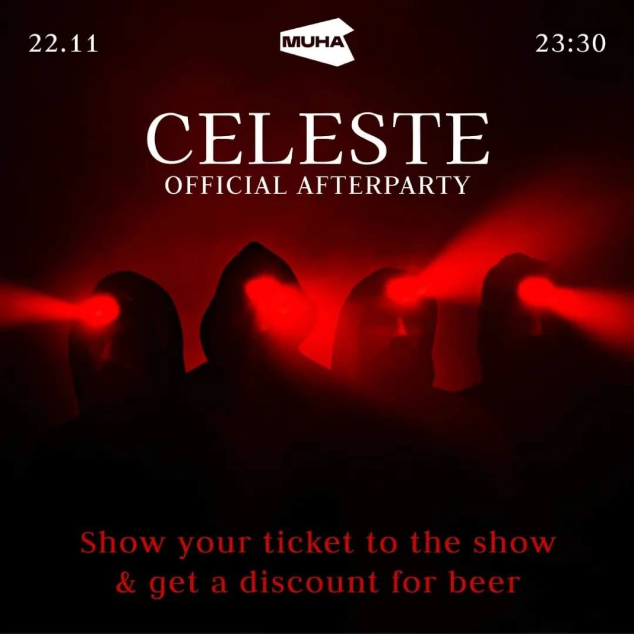 CELESTE afterparty MUHA 3 Marshal Baghramyan Ave, Yerevan