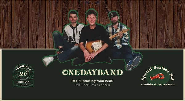 Onedayband Live at Irish 26 + Seafood Set