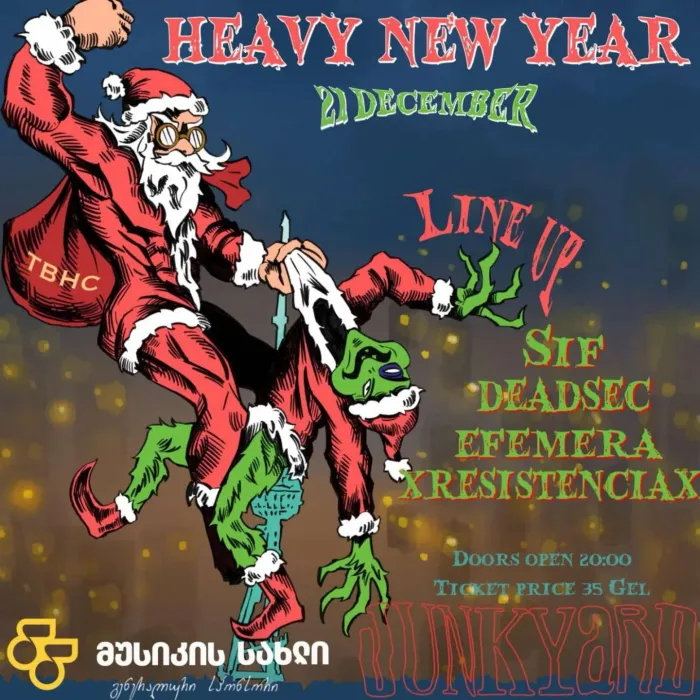 deadsecband | sif_band_ | efemera_official Junkyard Bar 2 Beri Gabriel Salosi I Turn, Tbilisi