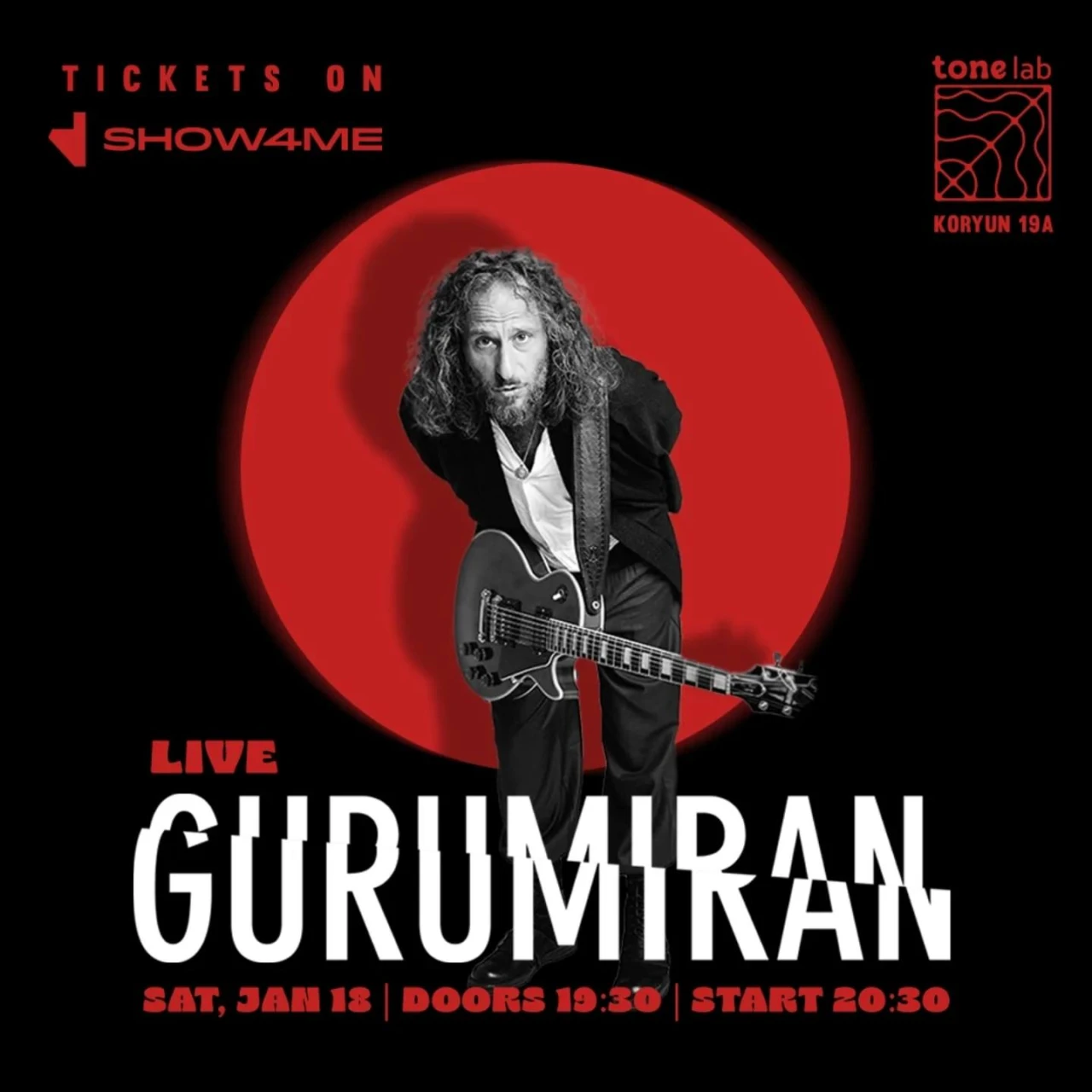 live: GURUMIRAN ToneLab Studio 19a Koryun St, Yerevan