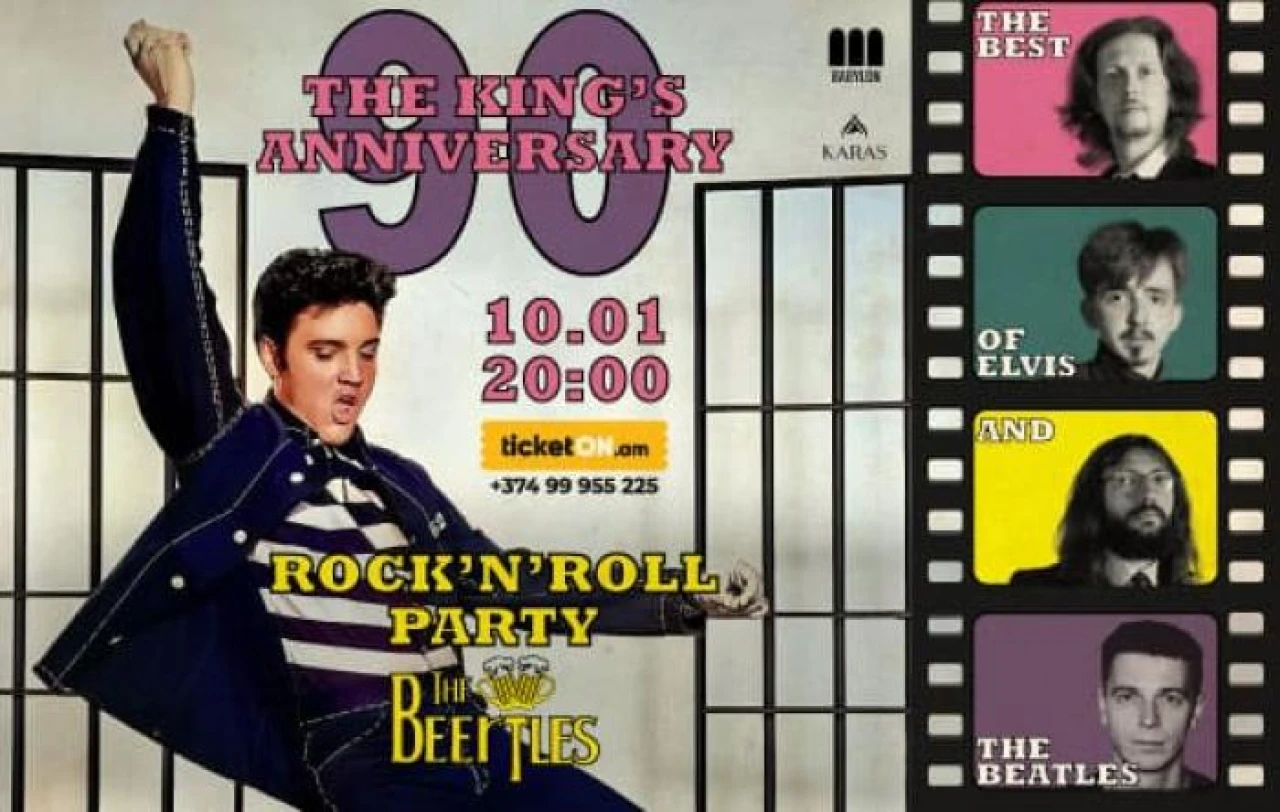 Elvis Presley 90th Anniversary show by The Beetles Babylon Theater 2 Pushkin St, Yerevan
