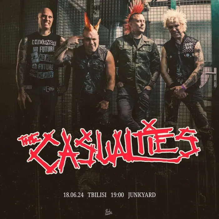 The Casualties (US) Junkyard Bar 2 Beri Gabriel Salosi I Turn, Tbilisi