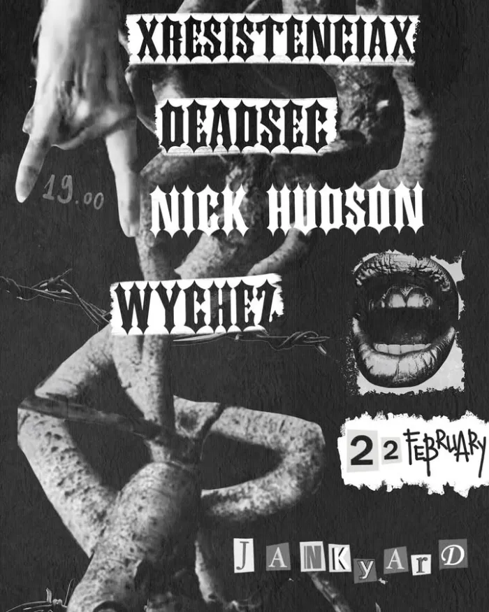 XresistenciaX | XresistenciaX | Nick Hudson | Wychez Junkyard Club 2 Beri Gabriel Salosi I Turn, Tbilisi