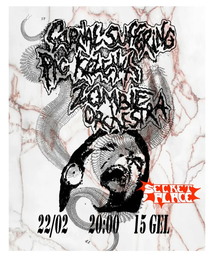 SATURDAY, 22 FEBRUARY Secret Place 28 Anton Purtseladze St, Tbilisi