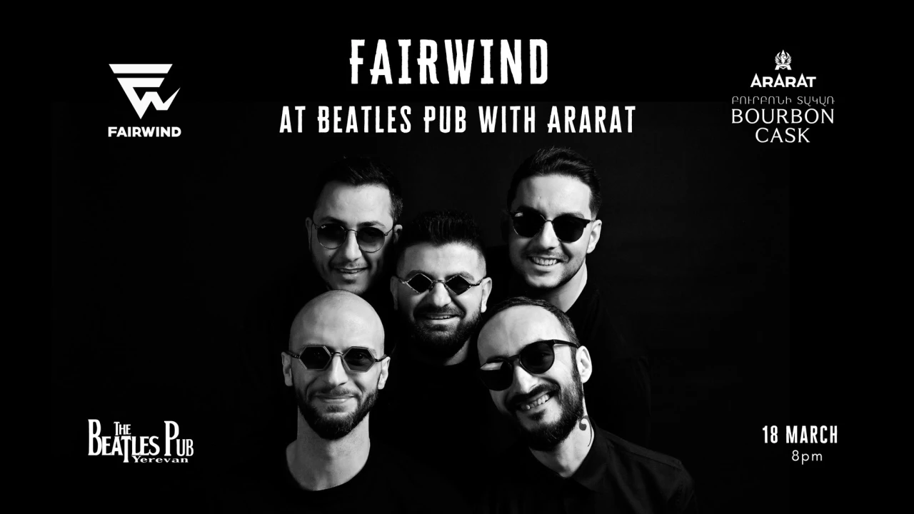 FairWind at Beatles Pub with Ararat Beatles Pub Yerevan 60 Pushkin St, Yerevan