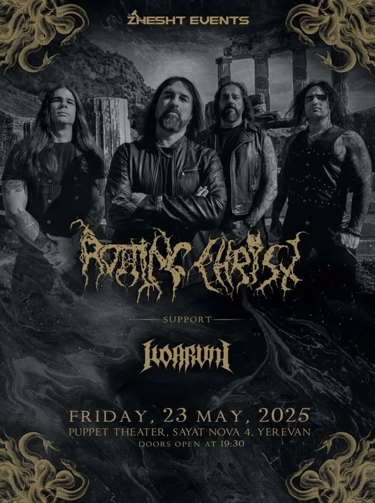 Rotting Christ live in Yerevan Yerevan State Puppet Theater after Hovhannes Tumanyan 4 Sayat-Nova Ave, Yerevan