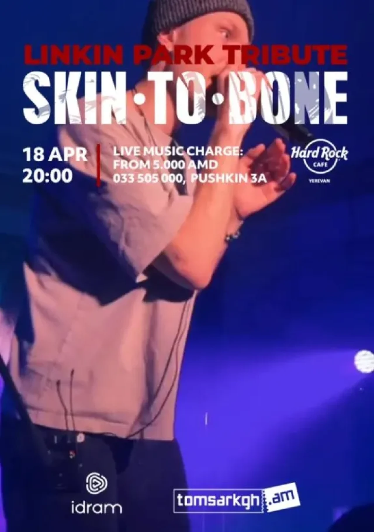 Skin To Bone Hard Rock Cafe 3a Pushkin St, Yerevan