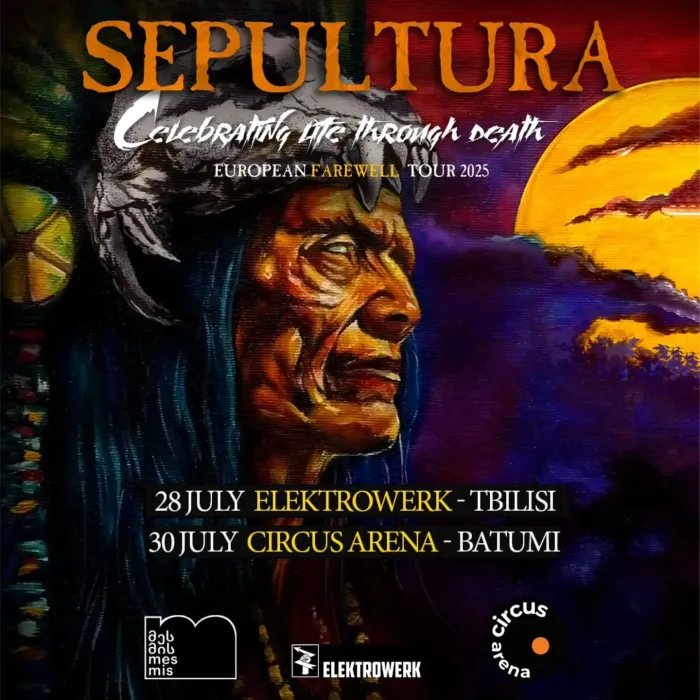 SEPULTURA – 40 YEARS FAREWELL TOUR Elektrowerk 2 Beri Gabriel Salosi I Turn, Tbilisi