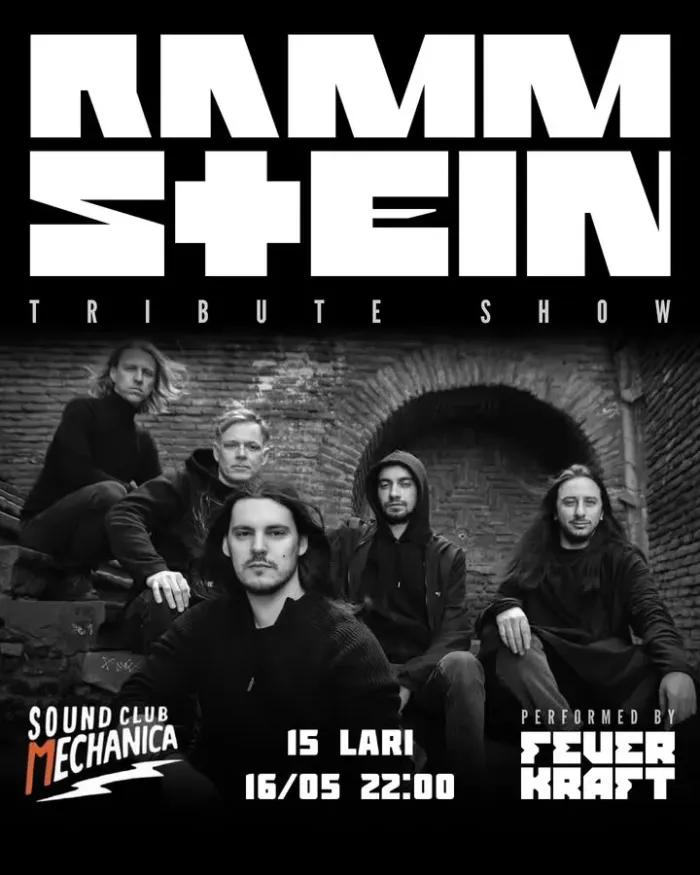 RAMMSTEIN TRIBUTE SHOW by @feuer.kraft.tb Mechanica sound club 9 Dimitri Uznadze St, Tbilisi