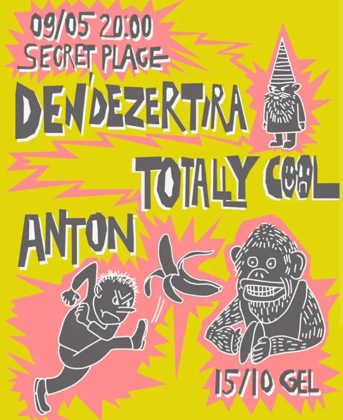 DEN’ DEZERTIRA — TOTALLY COOL — ANTON Secret Place 28 Anton Purtseladze St, Tbilisi