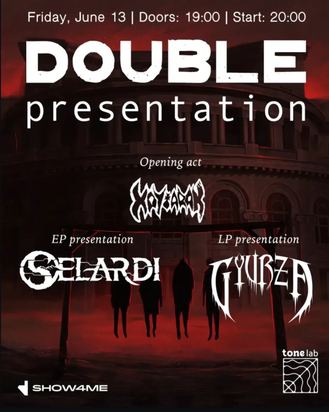 Double Presentation: Selardi Gyurza ToneLab Studio 19a Koryun St, Yerevan