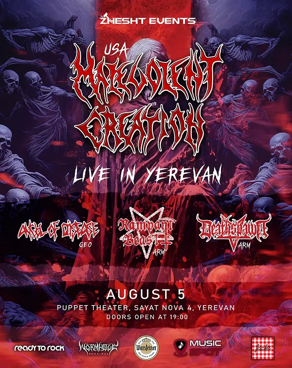 Malevolent Creation live in Yerevan