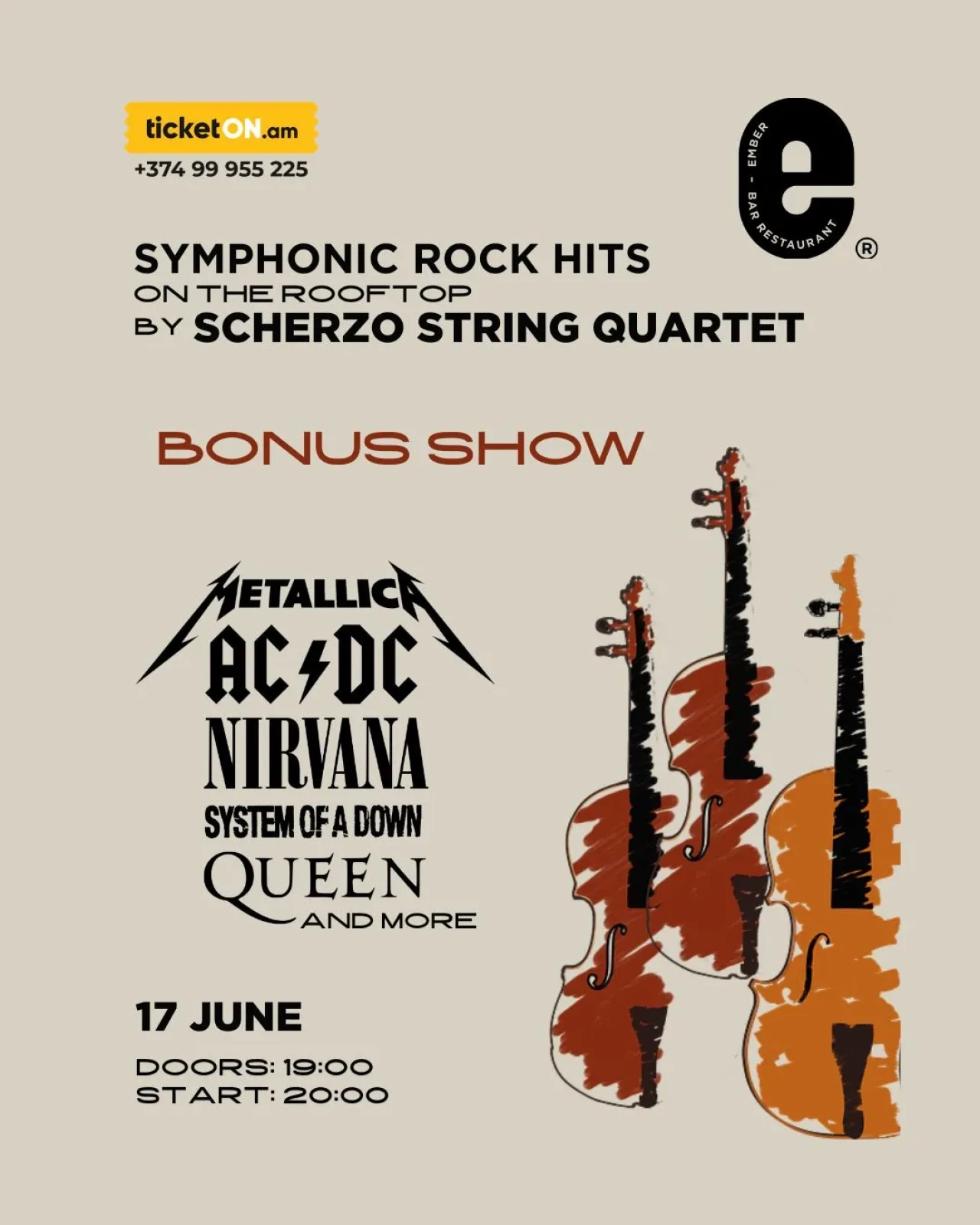 Rock Hits on the Rooftop Holiday Inn Yerevan - Republic Square by IHG 2 Amiryan St, Yerevan