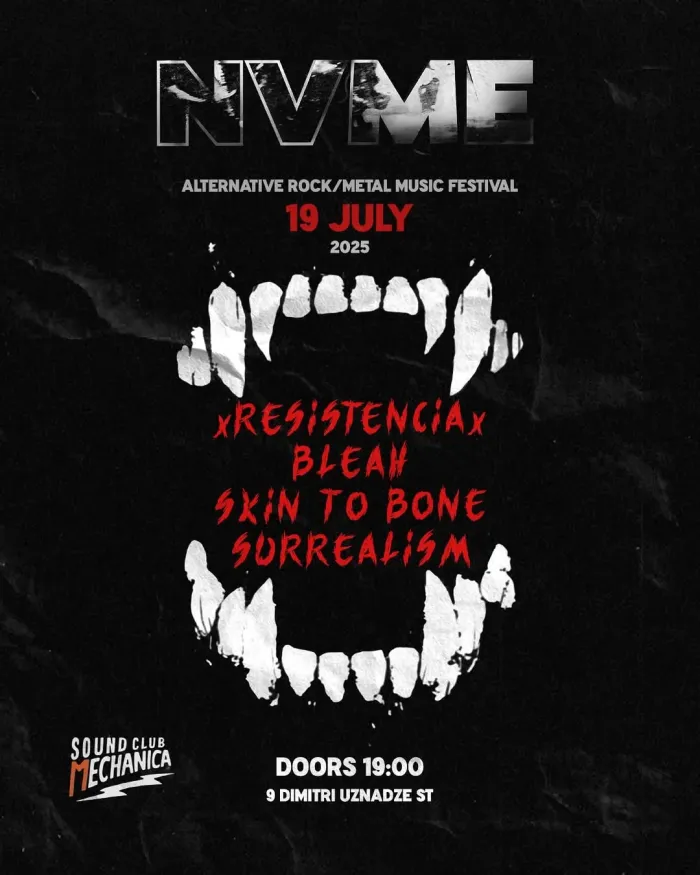 ๐ฅ NVME IS BACK ๐ฅ Mechanica sound club 9 Dimitri Uznadze St, Tbilisi, Georgia