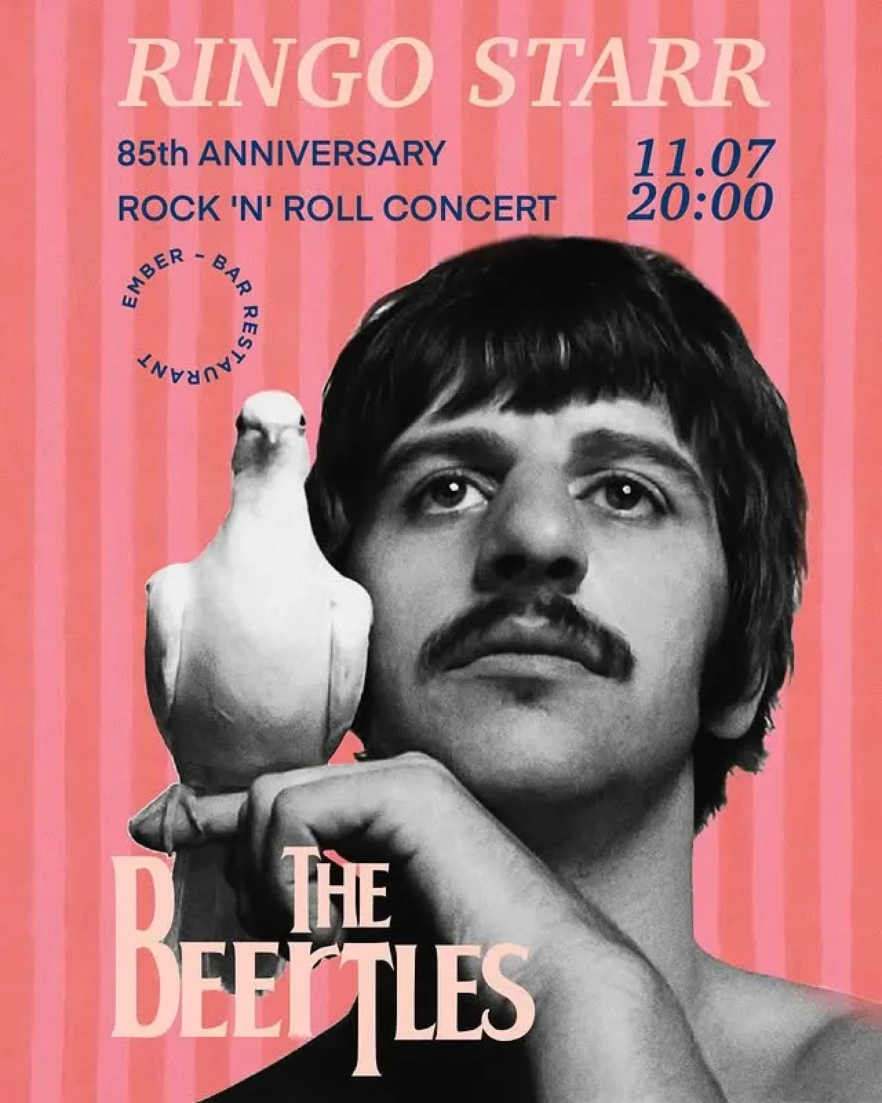 RINGO STARR’S ROCK’N’ROLL LIVE PARTY by The Beertles Ember Bar-Restaurant 2 Amiryan St, Yerevan