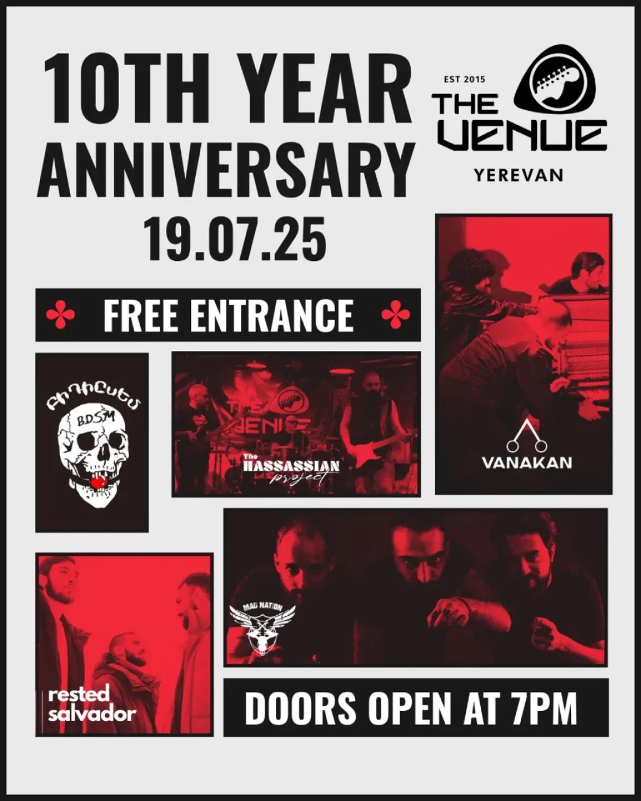 10TH ANNIVERSARY The Venue Yerevan